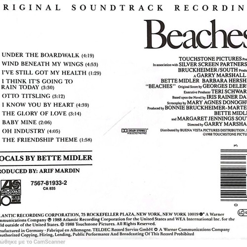Beaches CD like new