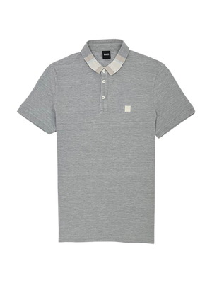 Hugo Boss men's polo shirt, grey, size L