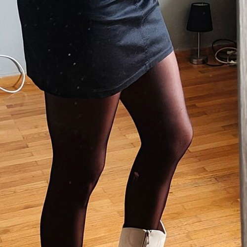Mini black skirt Enzzo new, size M 38 10