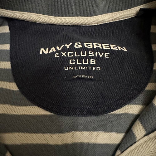 Polo Navy & Green used, size M