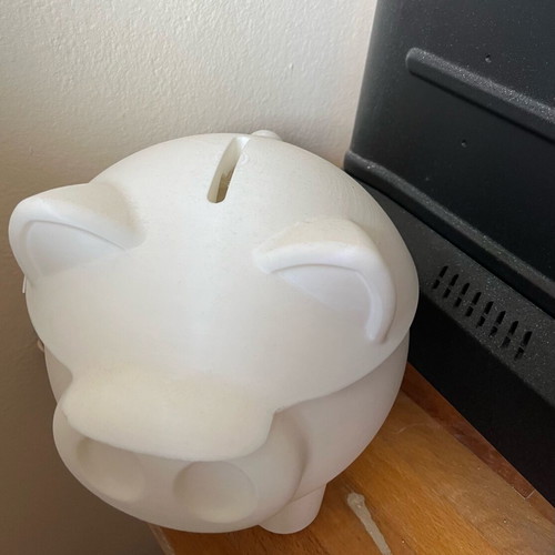 Handmade piggy bank 20cm, Make it Happen 3D