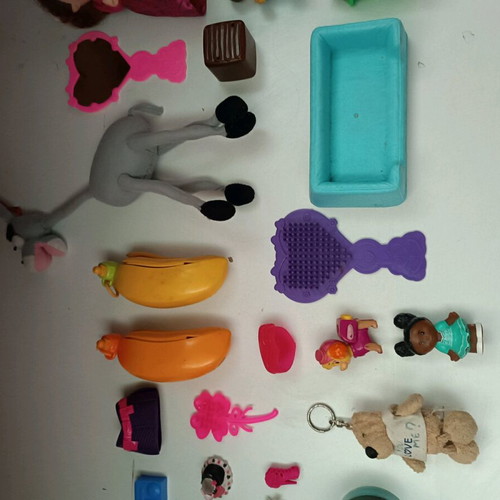 Toys for girl used, pack