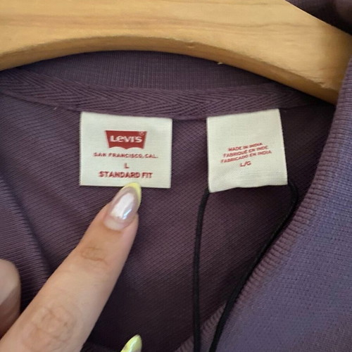 Levi's Polo new, unworn, size L, purple