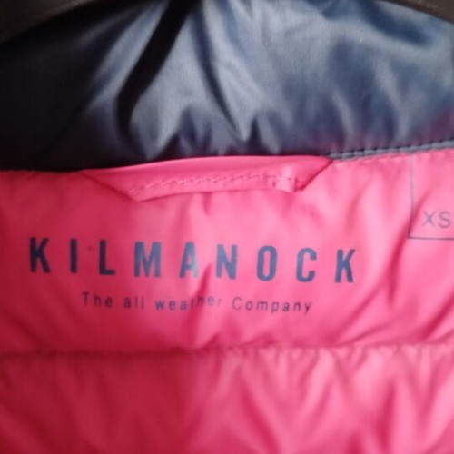 Women's lightweight puff jacket like new, pink and blue, size XS