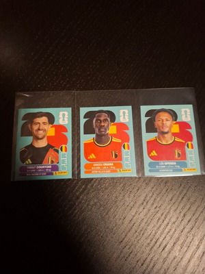 Belgium Players FIFA World Cup 2026 Stickers new