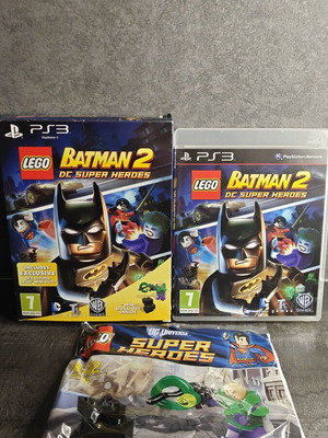 Lego Batman 2 DC Super Heroes PS3 Special Edition like new with Lex Luthor figure