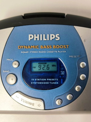 Philips AQ6681 Stereo Radio Cassette Player used