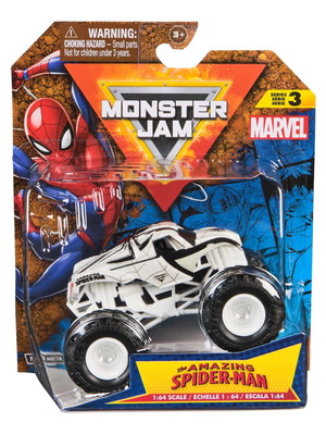 Monster Jam 1:64 Marvel The Amazing Spiderman new