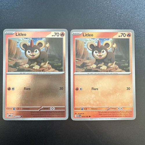 Litleo 023/132 Mega Evolution Pokemon card set