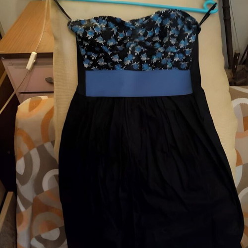 Tally Weijl Party Dress size S used with floral bust and black skirt