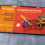 Vintage plastic construction toy used