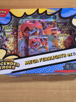 Ascended Heroes Mega Feraligatr Ex Box new, sealed