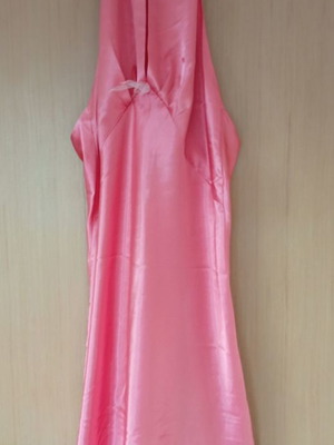Satin nightgown new, pink, size L