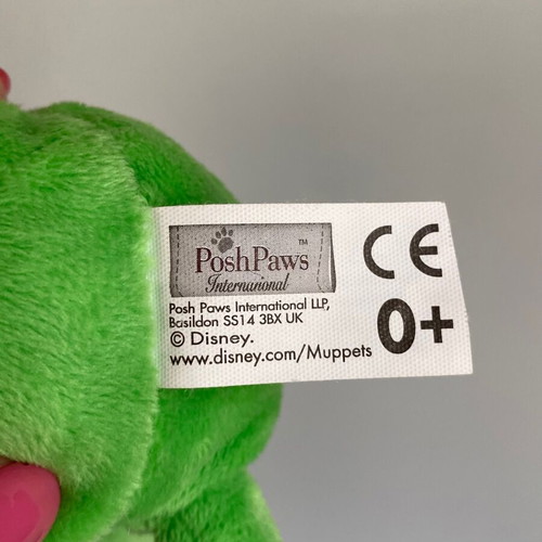 Kermit the Frog plush toy by Posh Paws used, 22-23 cm