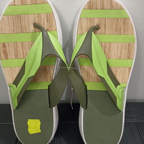 Men's Anatomical Flip Flops Size 45 New, Green