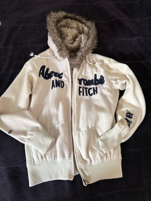 Φούτερ unisex Abercrombie & Fitch σαν καινούργιο, μπεζ, μέγεθος M