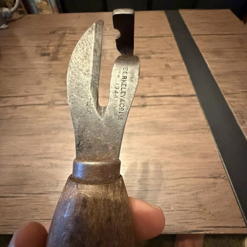 British Collectible Military Can Opener WWII 1944 Berkeley & Co Ltd used
