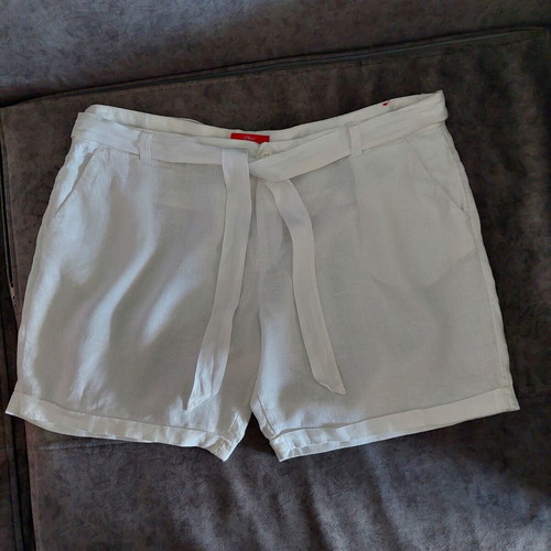 S.Oliver linen white women's shorts XL-2XL like new
