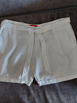 S.Oliver linen white women's shorts XL-2XL like new