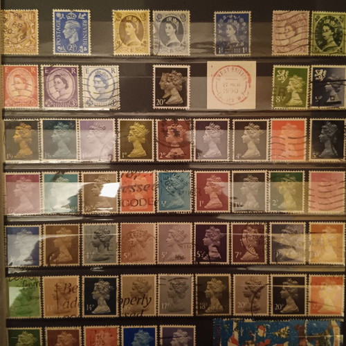 Lot of England stamps used