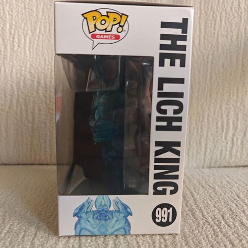 Funko Pop World of Warcraft The Lich King #991 with Protector new