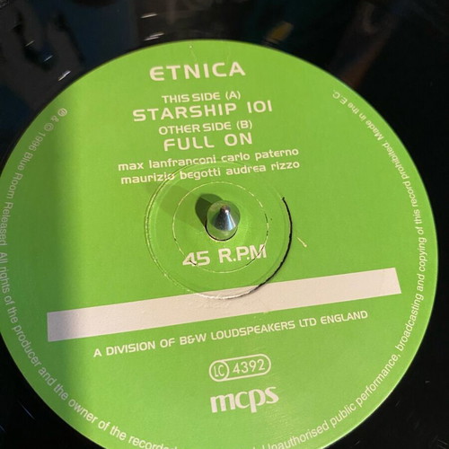Etnica Goa Trance vinyl record used
