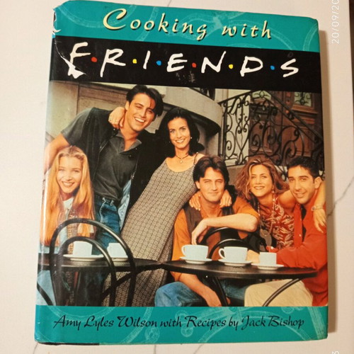 Cooking with Friends recipe book used from the Friends series