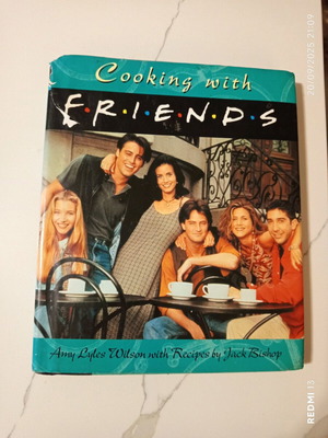 Cooking with Friends recipe book used from the Friends series
