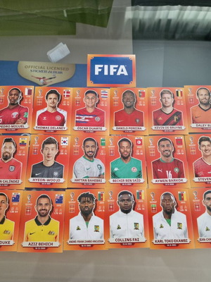 Αυτοκόλλητα Panini Qatar 2022 FIFA World Cup σαν καινούργια