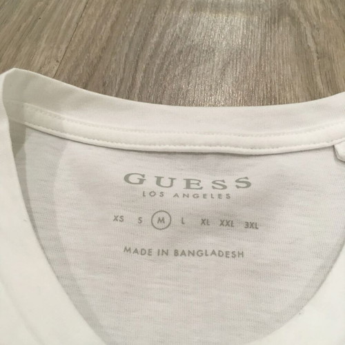 Guess Men T-shirt M new, white