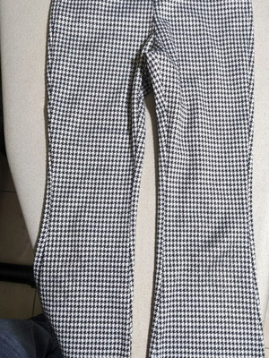 Pied de poule flared pants Mango size 8yr/128cm like new