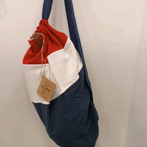 Handmade Back Bag backpack new, blue and red