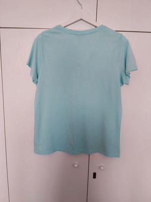 Talbots cotton blouse sea blue new, size Petites 1x