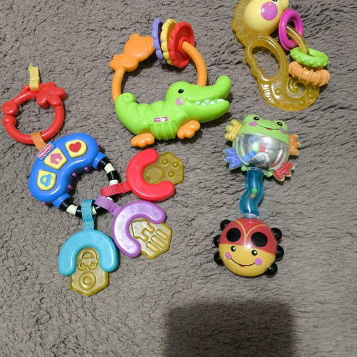 Fisher-Price stroller rattles and toys set like new