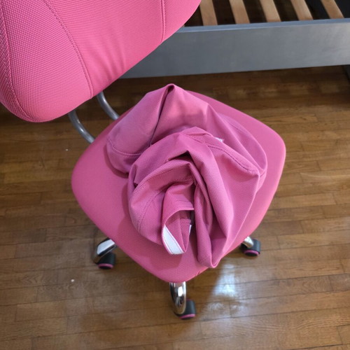 Work Student office chairs, pack of 2, pink