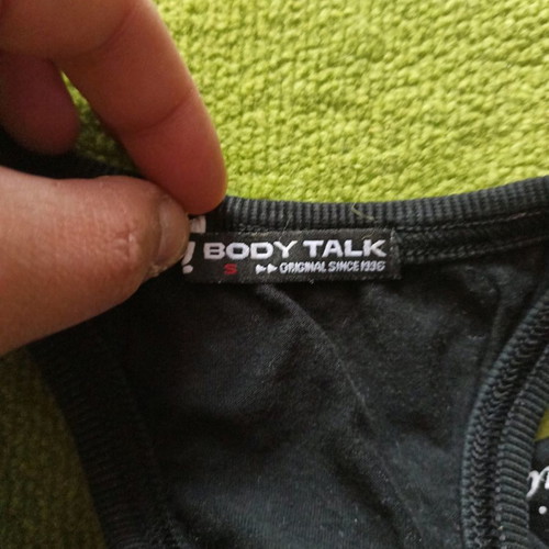 BodyTalk t-shirt used, size S, black