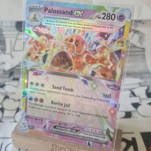 Palossand ex Pokémon card new, Double Rare 091/191 Surging Sparks