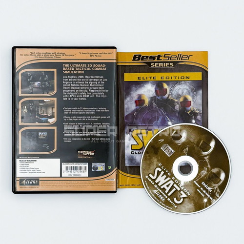 Swat 3 Close Quarters Battle PC game very good condition, complete