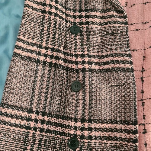 Dk jacket used, pink, size S, long and dress jacket