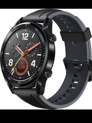 Huawei smartwatch GT with extra leather strap
