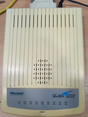Micronet Shuttle 3000 56k SP3000E RS232 modem used