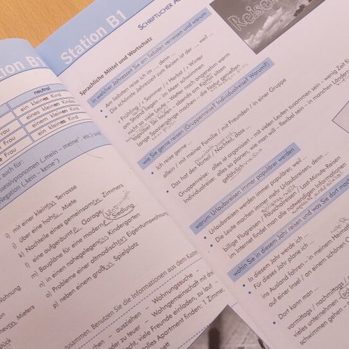 Station B1 Arbeitsbuch German language workbook like new