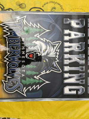 Minnesota Timberwolves NBA large sign used
