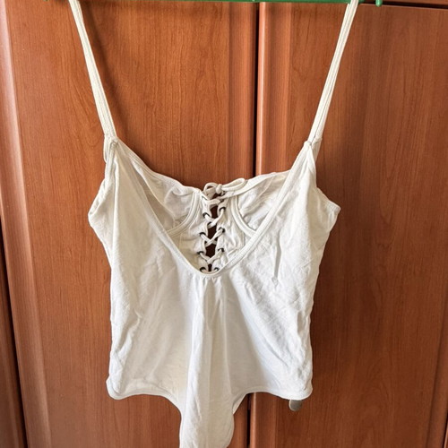Intimissimi white cotton bodysuit size M like new