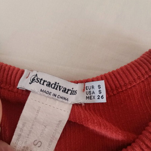 Stradivarius set of two tops like new, small and xsmall, rib fabric