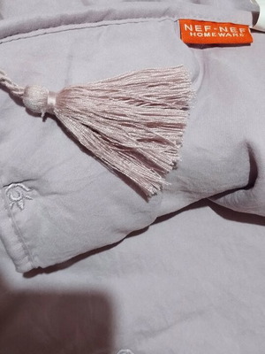 Κουβερλί Nef Nef ημιδιπλό λιλά ροζ σαν καινούργιο