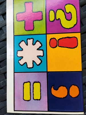 Zagor stickers like new from 1970s magazine