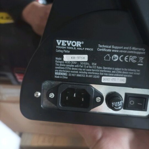 Κόφτης βινυλίου VEVOR 375 mm με οθόνη LED καινούργιος