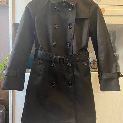 Burberry black trench coat used No 34 (XS)