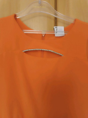 Children's dress new orange for 10 years old